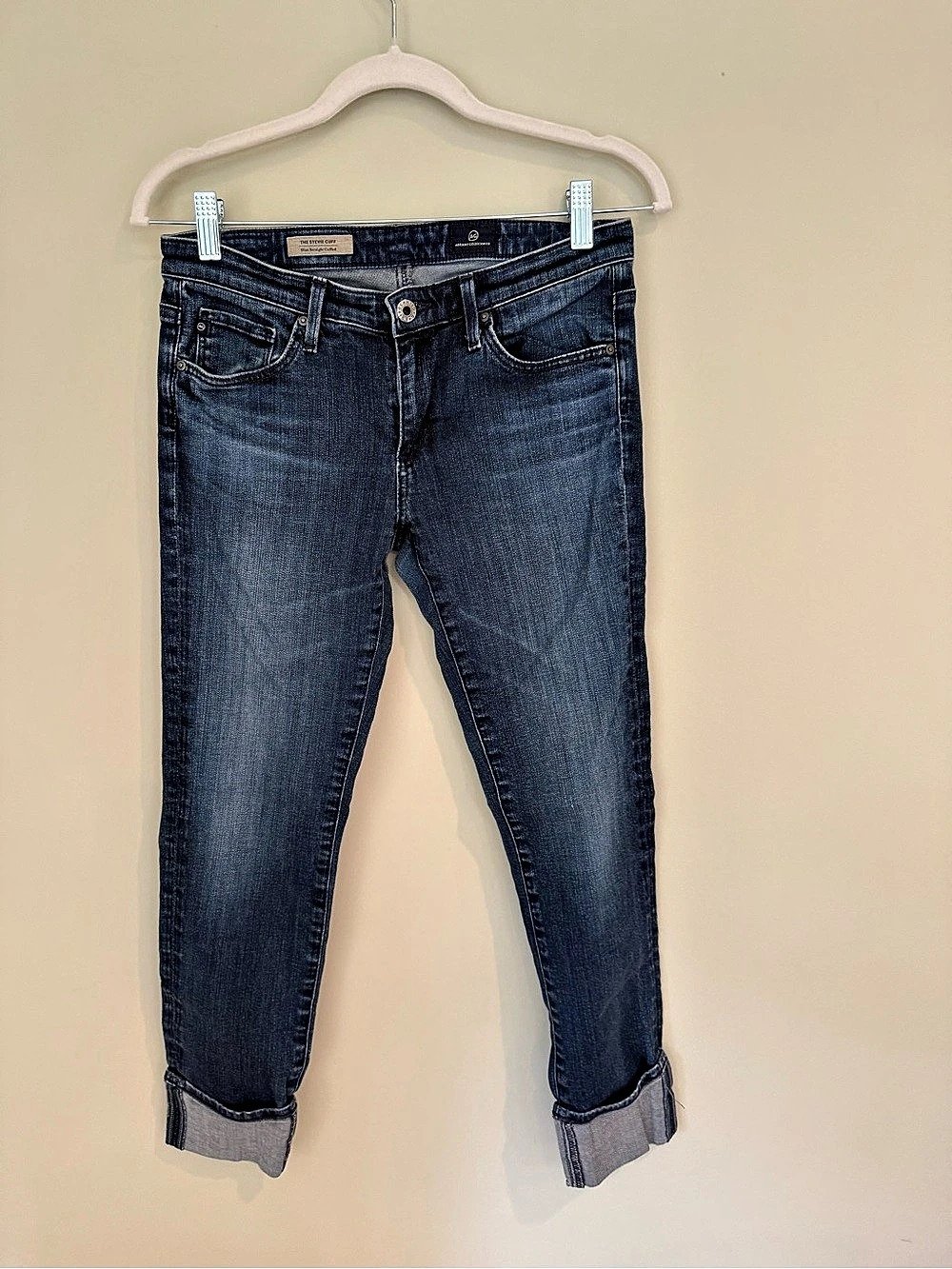 AG Adriano Goldschmied The Stevie Cuff Jeans Size 27